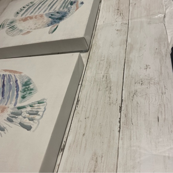 HomeGoods Art Homegoods Maya Woods Sergeant Major Fish 3d Canvas Wall Art Set Of 2 Poshmark